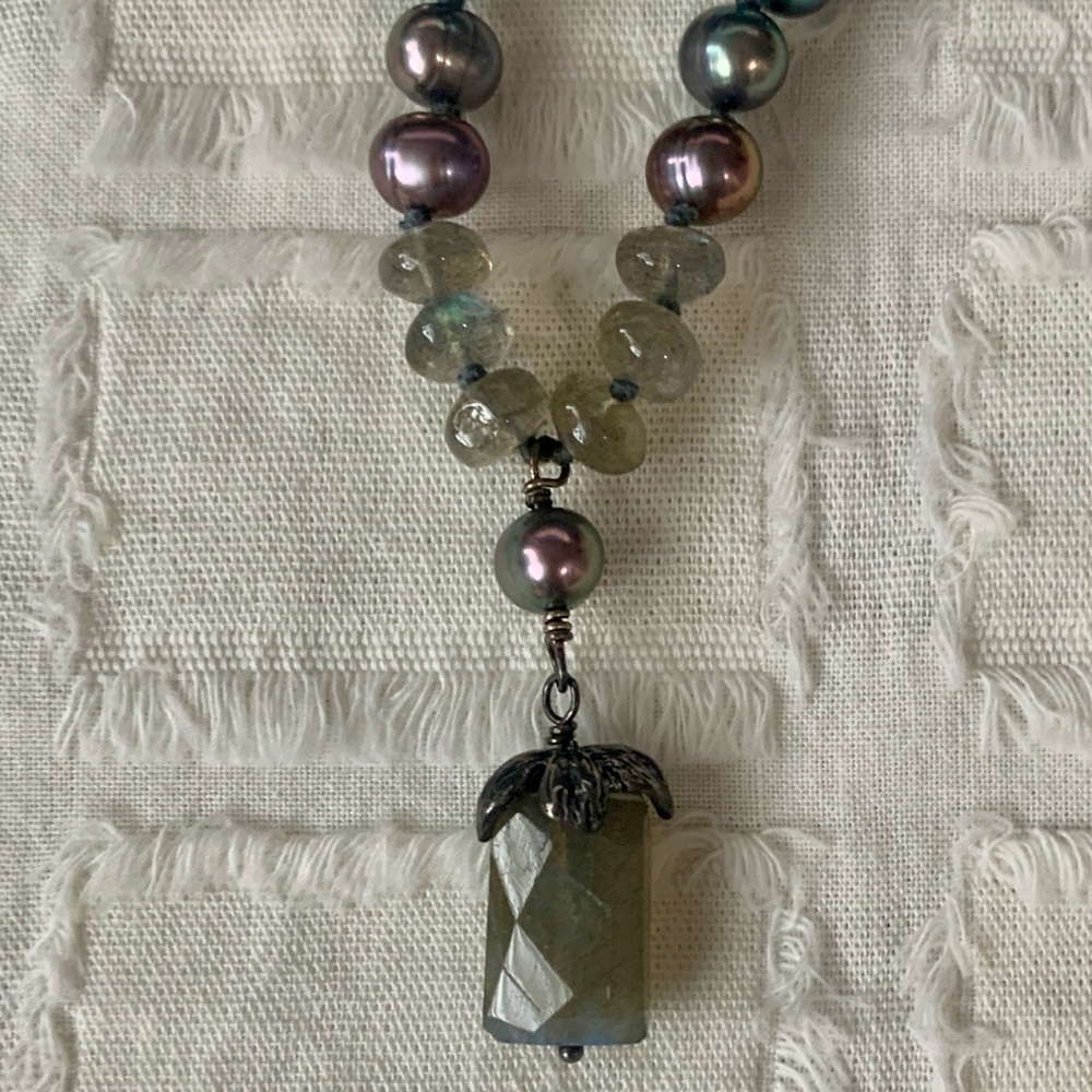Chan Luu Pearl & Lab Necklace - Picture 6 of 14